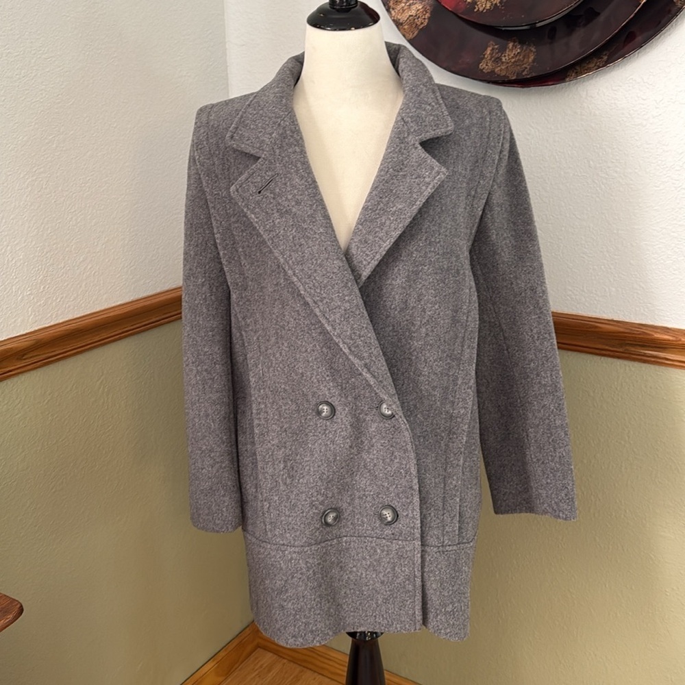 Vintage Fashionbilt Gray Wool Coat size 8 - Picture 7 of 13